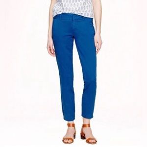 J.CREW WOMENS ANDIE PANTS | SIZE 6 | SEA BLUE | SUMMER 2014